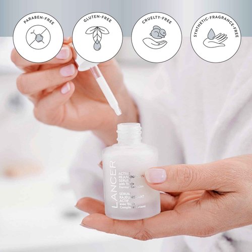 Lancer Skincare Active Rejuvenation Serum with Triple Dermal Complex, Daily Anti-Aging Face Serum, 1 Fluid Ounce