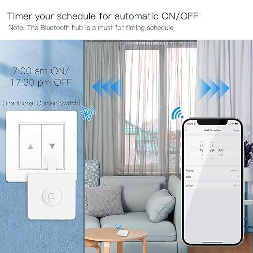 MOES Smart Fingerbot 3 Packs with 1 Tuya Bluetooth Hub and 1 Accessory kit