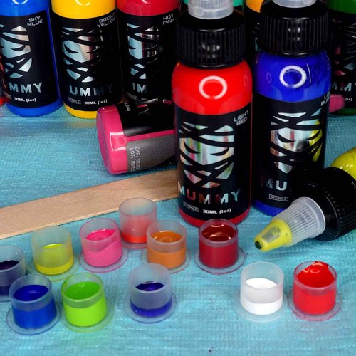 Mummy Pharaoh USA Custom Tattoo Ink Set 1oz(30ml)-12 Colors Pigment Kit