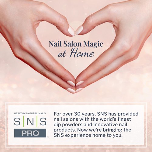 SNS Base Coat Nail Polish for Nail Dip Powder, Bases & Sealers Set - Long-Lasting & Fast-Drying Nail Strengtheners Gel Base for Colors - Low-Odor Dipping Powder Polish, No UV Lamp Required