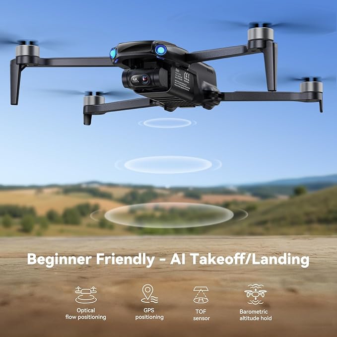 Ruko U11MINI 4K (RC3), Beginner Drone with Touchcreen Controller and U11MINI 4K Drone Propellers