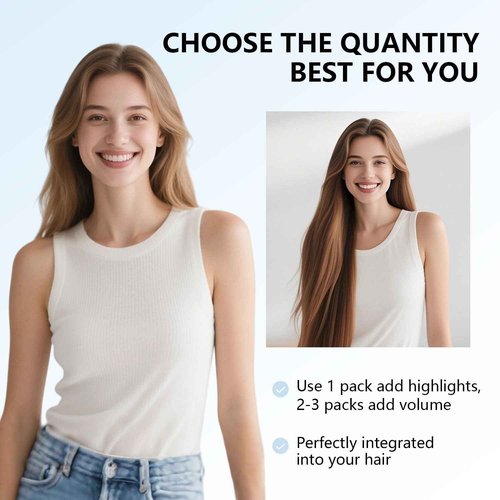 COOKAYU Clip in Hair Extensions Human Hair, 8/60 Ash Brown to Platinum Blonde Ombre Real Hair Extensions Clip in Human Hair, 16inch 120g 7Pcs