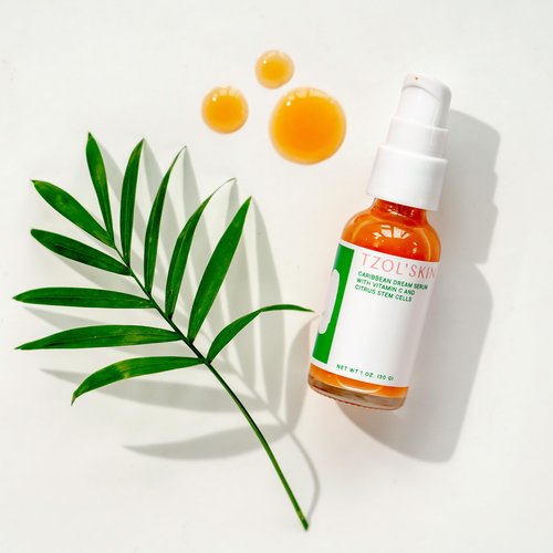 TZOL’SKIN - Caribbean Dream Serum - CC Serum - Vitamin C & Hyaluronic Acid - Citrus Stem Cells - Hydrating - For Dark Spots - Evens Skin Tone - No Paraben, Silicones & Sulfates - Vegan - Cruelty Free