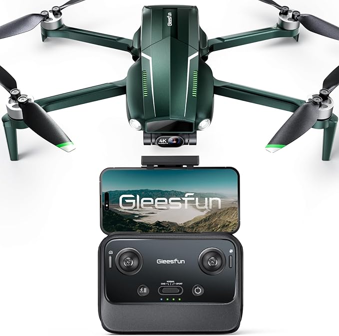 Gleesfun G11MINI 4K Drone with Extra 8 Packs Propellers Bundle