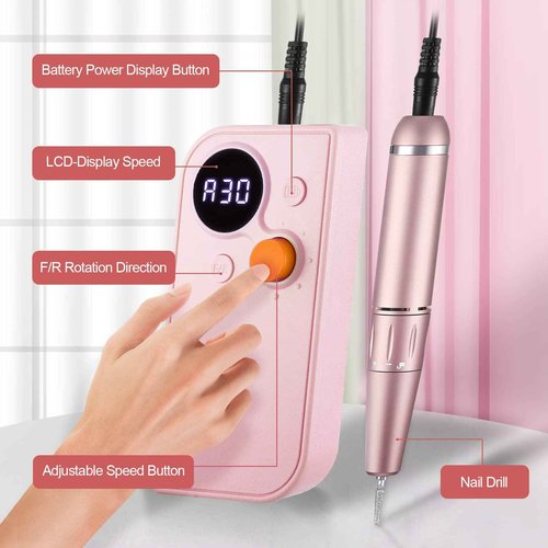 Rechargeable UV Nail Lamp & Professional Portable Nail Drill