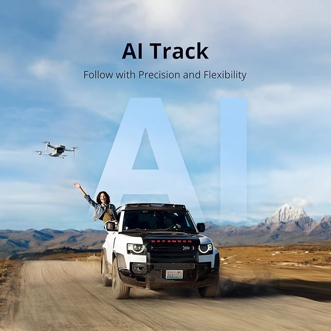Potensic Atom 2 Standard Kit with RC PTD 1, Drones with Camera for Adults 4K Video, 8K Photo, 10KM Transmission, 3-Axis Gimbal, AI Track, Vertical Shooting, AI Night Shot, Under 249g, (32-Min Flight)