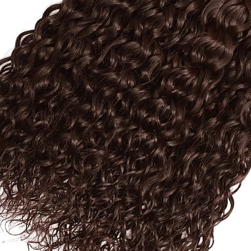 Giginger Bundles Human Hair 26 28 30 Inch Chocolate Brown Deep Wave Human Hair Bundles Deep Curly Unprocessed Quick Weave Soft Sewn In Hair Extensions for Black Women