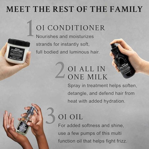 Davines OI Nourishing Shampoo & Conditioner for All Hair Types, Adds Silky-Smooth Shine & Volume, Softens And Restores Chemically Treated Hair, 8.8 & 9.47 fl. oz.