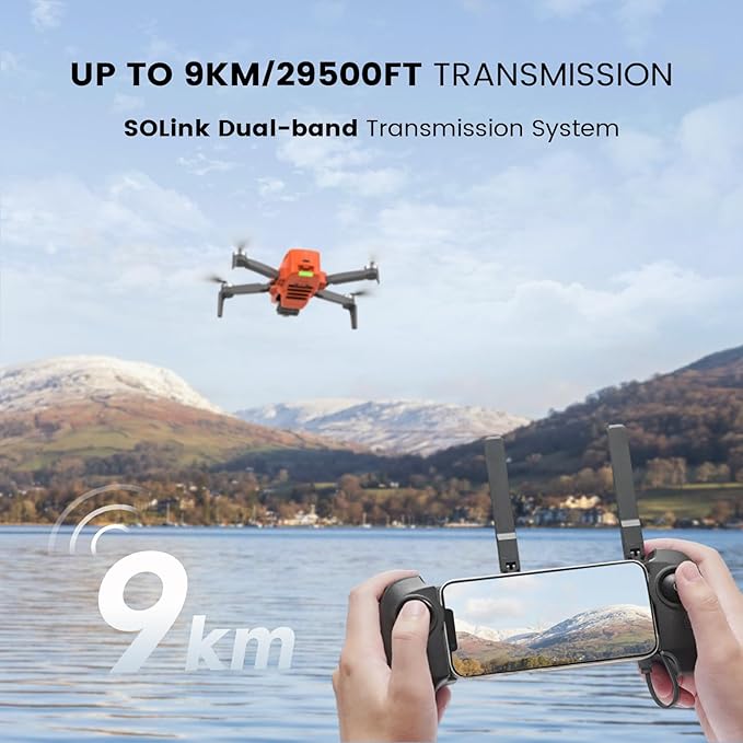 FIMI Mini 3 Drone with Camera for Adults 4K, Upgraded Imaging Module, 3-Axis Gimbal, 9KM HD Transmission, 4K/60fps 48MP Camera, AI Night Vision, Auto Return, Visual Tracking, 32min Flight