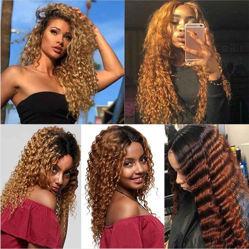 Habiliana Bundles Human Hair 24 26 28 Inch Deep Wave Dark Brown 4 Human Hair Bundles 11A Unprocessed Brazilian Virgin Quick Weave Hair Extensions for Black Women