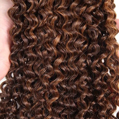 Habiliana Bundles Human Hair 24 26 28 Inch Jerry Curly Wave P4/30 Human Hair Bundles 11A Unprocessed Brazilian Virgin Quick Weave Hair Extensions for Black Women