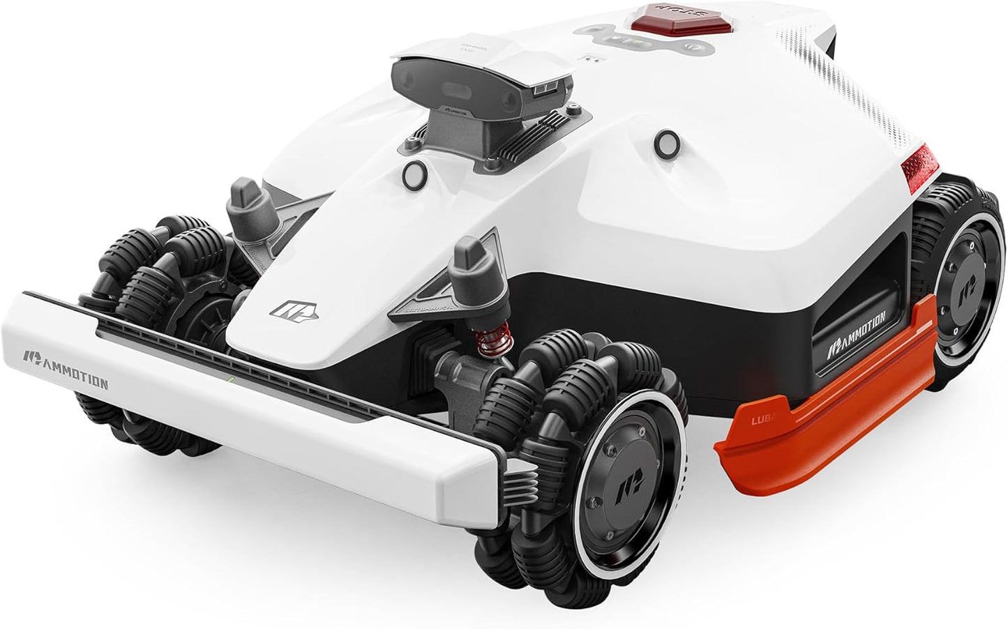 LUBA 2 AWD 3000HX Robot Lawn Mower with 4G, All-Wheel-Drive for 80% Slope, Perimeter Wire Free for 0.75 Acre, UltraSense AI Vision & RTK Auto-Mapping, 2.2"-4.0" Adjustable Cutting Height