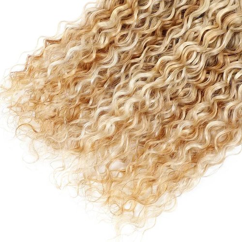 Blonde Bundles Human Hair Honey Blonde Bundles 613 Water Wave Bundle 22 24 26 inch LadrXadr P27/613 Human Hair Bundle