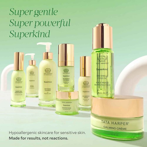 Tata Harper Superkind Refining Cleanser, Gentle Exfoliating Cleanser for Sensitive Skin, Hypoallergenic Skincare, Fragrance Free, Natural Skincare, Dermatologist Tested, Vegan, 125ml