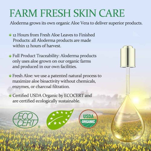 Aloderma Signature Aloe Firming & Rejuvenating Set - 6 Pieces - 114g Gel, Cleanser, Toner, Serum, Cream x 2pcs