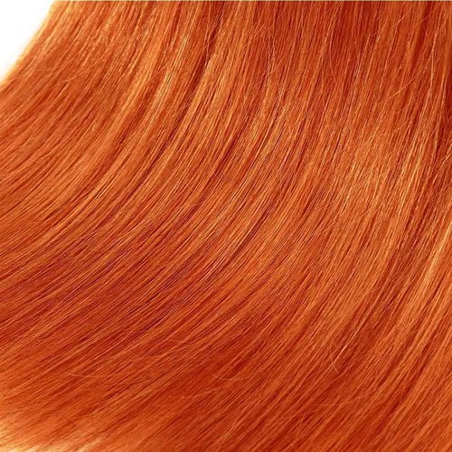 Condescension Human Hair Bundles 26 28 30 inch Orange Burnt Orange 350 Straight Wave Bundles Human Hair Unprocessed Brazilian Virgin Hair for Black Women