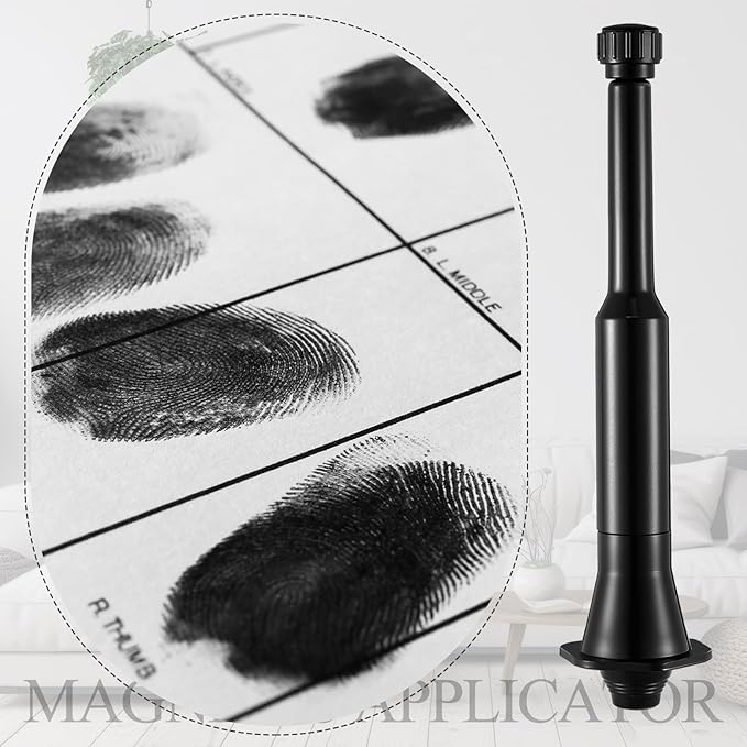 5 Pcs Professional Magnetic Fingerprint Brush Easily Apply Basic Latent Magnetic Fingerprint Featuring a Spring-Loaded Handle