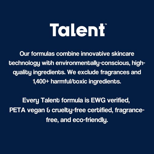 Talent Complete Skincare Set for Men – 90 Day Supply, Korean Skincare, EWG Verified, Fragrance-Free Cleanser, Exfoliator, Serum & Moisturizer, Full Routine Kit