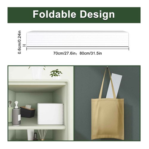 Bathtub Tray, Foldable Anti-dust Bathtub Cover Bath Insulation Cover, PVC Shutter Bath Lid Fit Most Tubs, Can Store Wine Glass, Books, Tablets, Cellphones (White, 150×70×0.6CM)