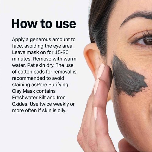 Revision Skincare Pore Purifying Clay Mask, Pore Cleanser with Salicylic Acid for Polished, Smooth Skin, 3 oz