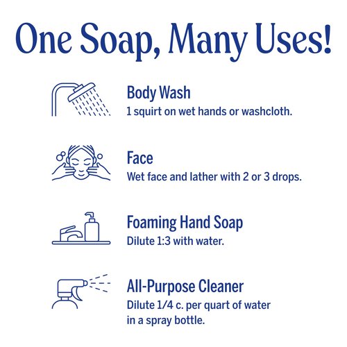 Dr. Bronner's Pure-Castile Magic Soap Liquid (Almond, 1 Gallon) - Made with Regenerative Organic Certified Oils, 18-in-1 Uses: Face, Body, Hair, Laundry, Pets and Dishes, Concentrated, Vegan, Non-GMO