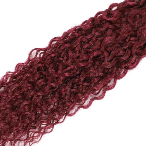 Condescension Human Hair Bundles Burgundy 99J Jerry Curly 26 28 30 Inch Bundles Human Hair 100% Unprocessed Burgundy Soft Sewn In Hair with Double Weft for Black Women