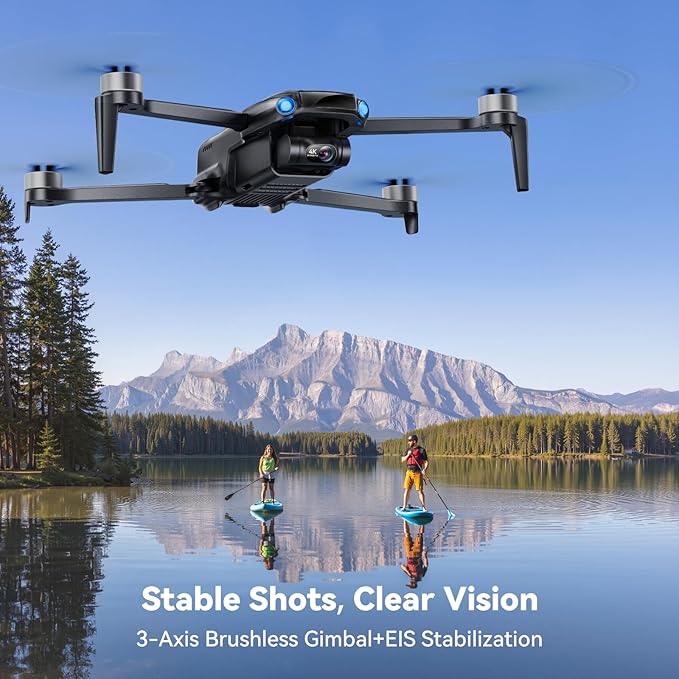Ruko U11MINI 4K (RC3), Beginner Drone with Touchcreen Controller and U11MINI 4K Series Drone Replacement Battery