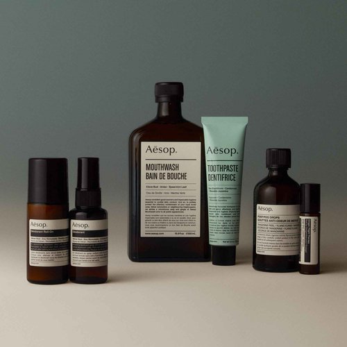 Aesop Herbal Deodorant Spray | Aluminum Free | Deodorant Reduces + Masks Underarm Odor | Sage Leaf, Zinc Ricinoleate, Witch Hazel | 1.7 oz / 50mL (Pack of 2)
