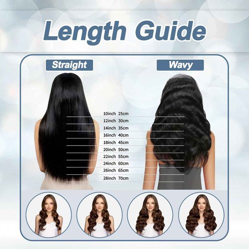 Tape in Hair Extensions Human Hair 100% Remy Hair 20pcs 50g/Pack Straight Seamless Invisible Skin Weft Extensions Easy to Apply and Style (Honey Blonde to Bleach Blonde,26 Inch)