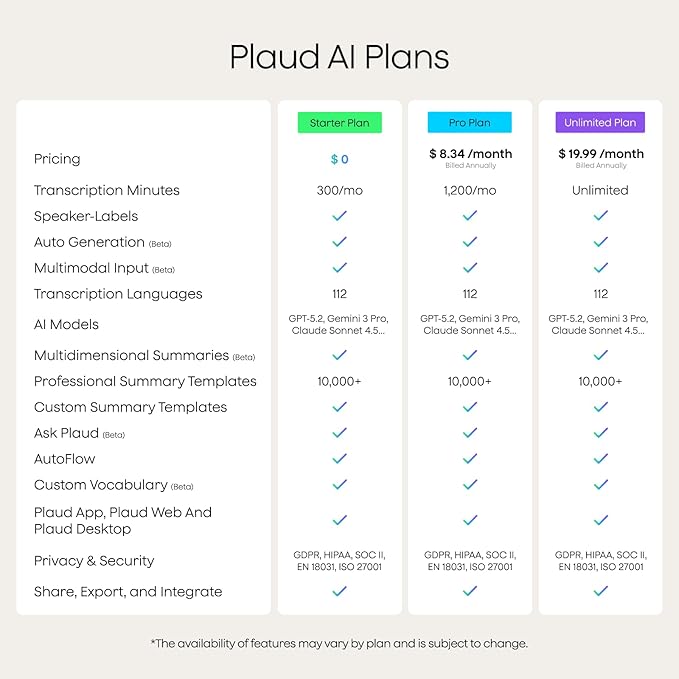 Plaud NotePin Voice Recorder, AI Voice Recorder, AI Note Taker, AI Transcribe & Summarize, Support 112 Languages, for Meetings, Lectures, Professionals, Teams, Cosmic Gray, Non-S Version