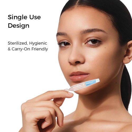 WNP Hyaluronic Acid Serum 3% for Face with 4D Multi-Layer Hydration | Ultra Hydrating Anti-Aging Serum | Moisturizer for Dry & Sensitive Skin | Pre-Makeup Skincare | Single-Use Vials 100PCS