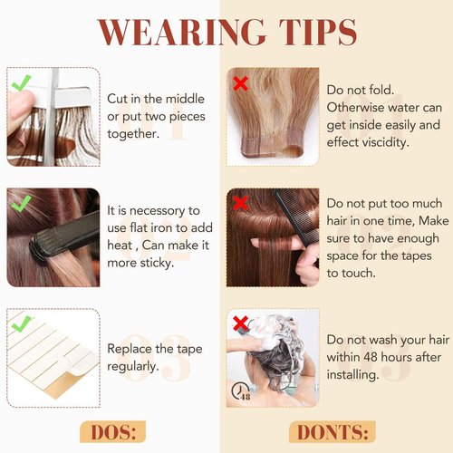 Hairro Tape In Human Hair Extensions For Women Remy Tape Ins Invisible Natural Tape On Hair Extensions 24 inch 50g 20pcs #GREY