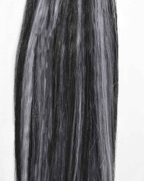 Habiliana Bundles Human Hair 22 24 26 Inch Straight P1B/GREY Human Hair Bundles 11A Unprocessed Brazilian Virgin Quick Weave Hair Extensions for Black Women