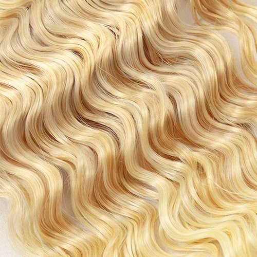 24 26 28 inch Blonde Bundles Human Hair 613 Deep Wave Bundle P27/613 Wet and Wavy Bundles Two Tone 613 and #27 Color