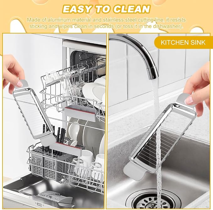 Butter Slicer Cutter, Multipurpose Butter Cheese Slicer, Stainless Steel Wire Cutter for Block Cheese, Butter, Eggs & Soft Fruits