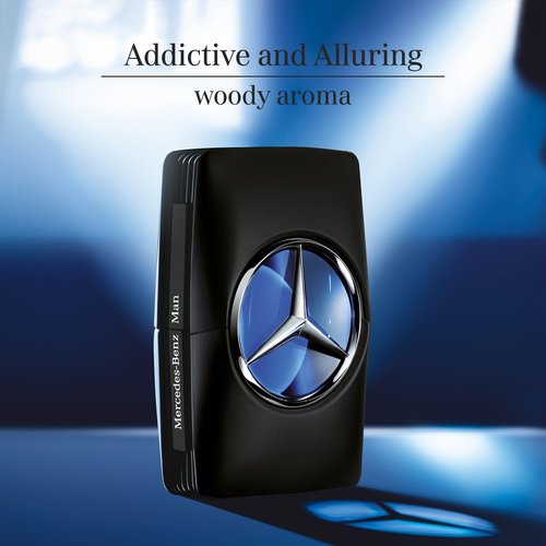 Mercedes Benz Man - Elegant Fragrance Set With Sensual, Floral, Woody Notes - Mesmerize The Senses With Original Luxury Men’s Fragrance Gift Set - Endless Day Through Night Scent Payoff - 3 Pc