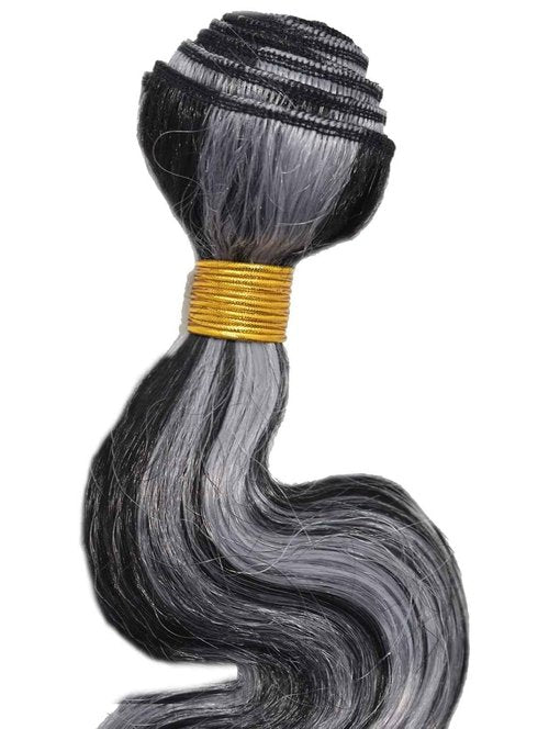 Condescension Human Hair Bundles P1B/GREY 24 26 28 inch Body Wave Human Hair Bundles Unprocessed Brazilian Virgin Quick Weave Hair for Black Women