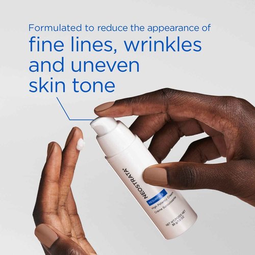 NEOSTRATA High Potency Face Cream AHA Exfoliator & Hydrator with Glycolic Acid, Antioxidants and Vitamin E Fragrance-Free, Oil-Free, Non-Comedogenic, 30 g.