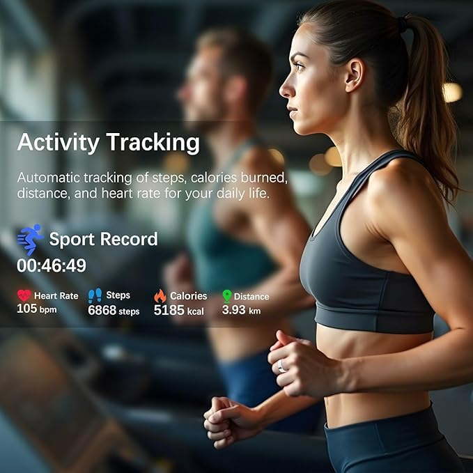 Smart Ring Health Fitness Tracker with GPS Route for Men Women, Step/Heart Rate/Blood Oxygen/Blood Pressure/Sleep Monitoring for iPhone & Andriod, No App Subscription (Silver, #8)
