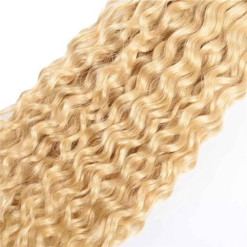 Condescension Human Hair Bundles 22 24 26 Inch Blonde 613 Jerry Curly Bundles Human Hair Unprocessed Brazilian Virgin Quick Weave Hair for Black Women