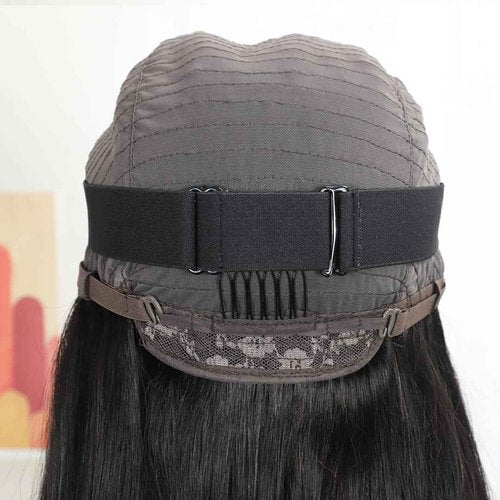 20 Inch Wear and Go Glueless Bob Wig Human Hair Pre Plucked Pre Cut 180% Density 5x5 HD Transparent Lace Front Wigs Human Hair for Black Women Short Straight Bob Wigs No Glue Lace Closure Wigs