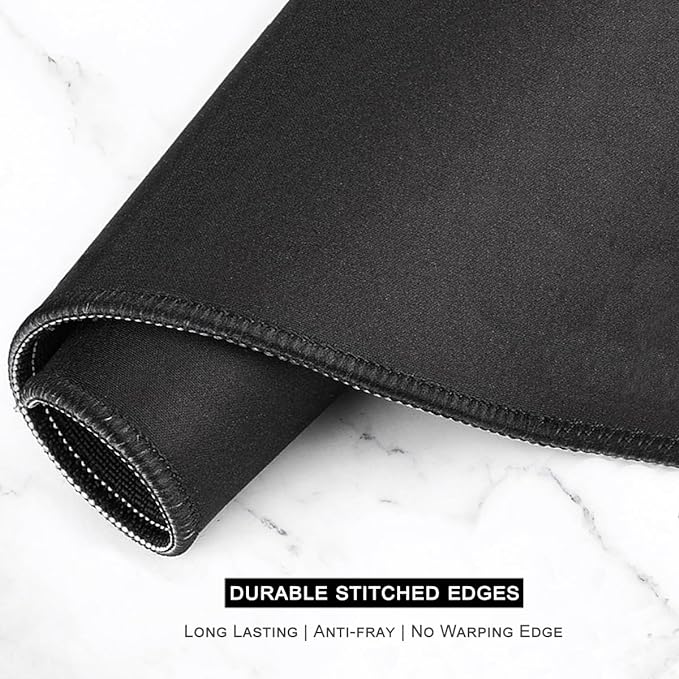 Auhoahsil Large Mouse Pad, XXL Gaming Mousepad, Desk Mat for Desktop, Thick Rubber, Big & Long Size, Stitched Edges, Full Desk Pad for Laptop & Computer, Extended 31.5 x 11.8 in, Beach Coconut Tree