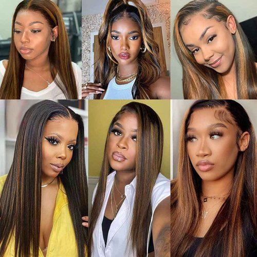 Condescension Human Hair Bundles 22 24 26 Inch Chocolate Brown P4/30 Straight Bundles Human Hair 100% Unprocessed Soft Sewn In Hair with Double Weft for Black Women
