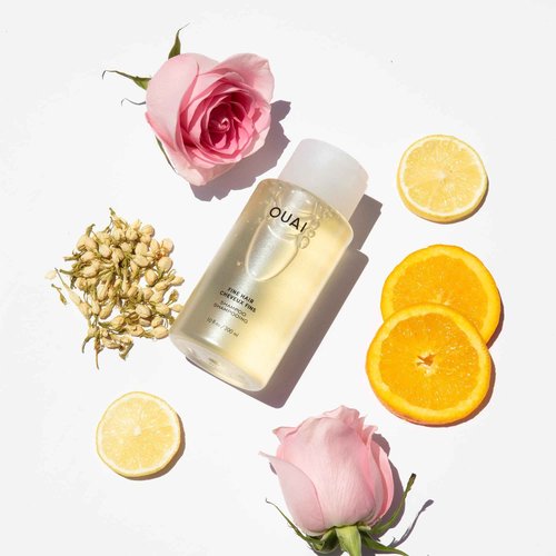 OUAI Fine Shampoo + Refill Bundle - Volumizing Shampoo with Keratin, Biotin & Chia Seed Oil for Fine Hair - Delivers Clean, Weightless Body - Sulfate Free Hair Care (2 Count, 10 Oz/32 Oz)