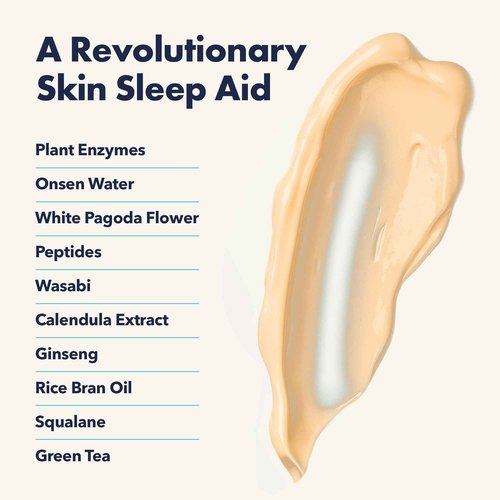 Onsen Secret Skin Reboot Cream | Essential Hydration Collagen Night Cream for Women Anti Aging & Wrinkle Cream for Women | Skin Firming Night Face Cream & Night Moisturizer w/Vitamin C & E | 50ml