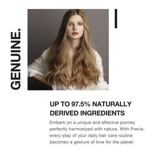 PREVIA Volumizing Bodifying Shampoo & Conditioner Set | Volumizing Duo for Fine & Thin Hair | Adds Body & Shine | Natural Italian Formula with Organic Tilia Blossom | Vegan & Sulfate Free | 8.45 oz