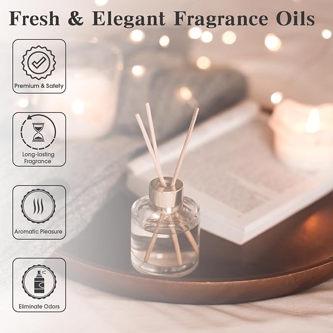 PHATOIL Charming Oasis Fragrance Oils for Aromatherapy, 3.38FL.OZ Diffuser Oils for Home, Perfect for Aromatherapy, Humidifiers, Yoga, DIY Candle and Soap Making - 100ml