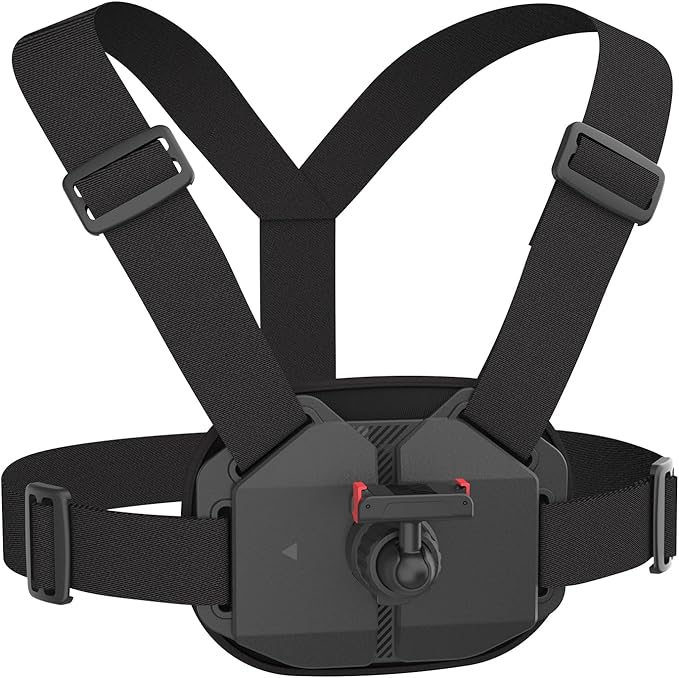 Osmo Action Chest Mount, Cross Body Strap Harness Chesty with Magnetic Quick Release for DJI Osmo 360 Action 5 Pro 4 3 Bike Motorcycle Cycling Hiking Aaccessories