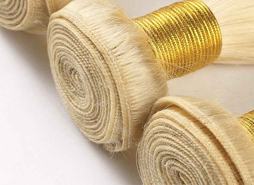 Habiliana Bundles Human Hair 24 26 28 Inch Straight Blonde 613 Human Hair Bundles 11A Unprocessed Brazilian Virgin Quick Weave Hair Extensions for Black Women
