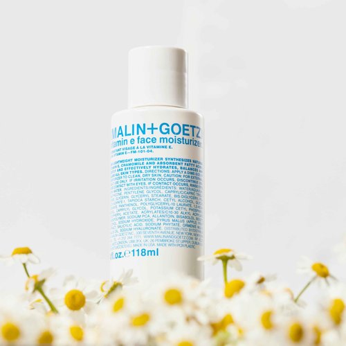 MALIN+GOETZ Vitamin E Face Moisturizer | Lightweight Hydrating Daily Face Cream Balancing All Skin Types | Fragrance-Free, Vegan | 8.5 Fl Oz